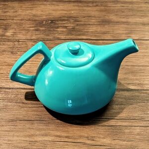 CB2 Green/blue china teapot